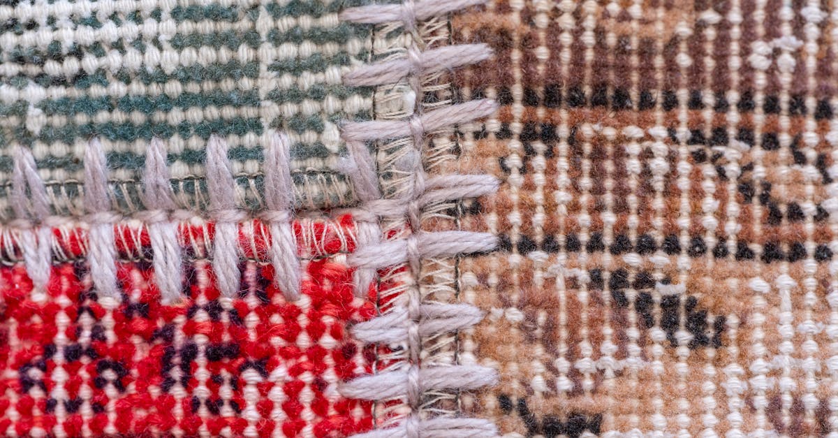 Why do Moroccan rugs have fringe on one side?